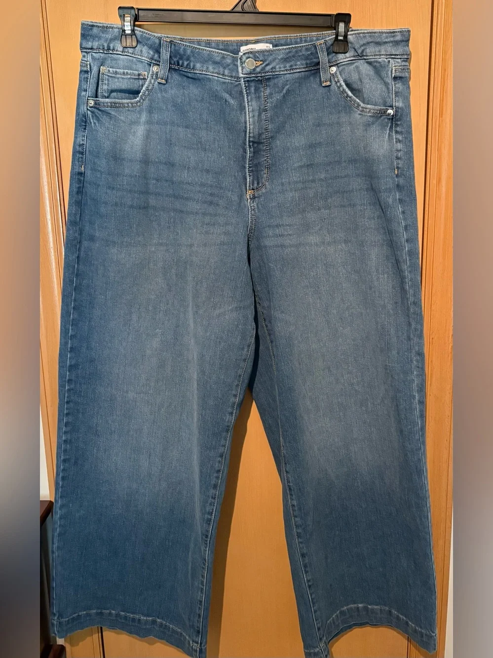 Plus Size Sonoma Goods For Life® High Rise Wide-Leg Jeans Size 18W